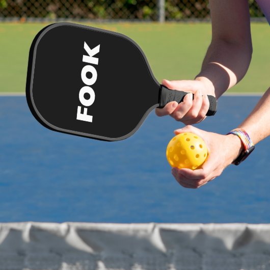 Boek zwart-wit pickleball paddle carbon (Insitu)