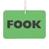 Boek zwarte groene auto luchtverfrisser (Achterkant)