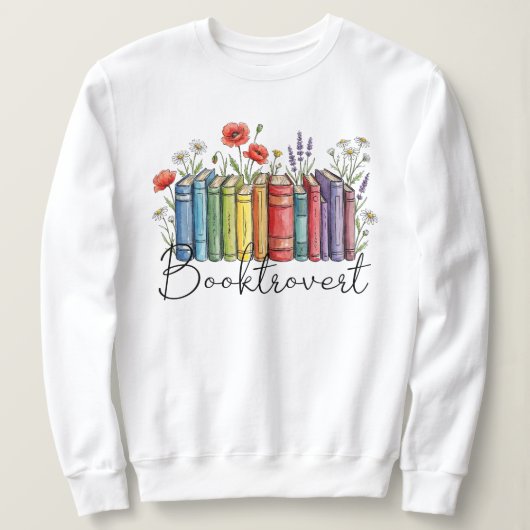 Boekaanbidder, grappig ontwerp voor boekliefhebber trui (Design voorkant)