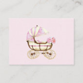 Boekaanvraag Antieke Koets Roze Goud Informatiekaartje (Achterkant)