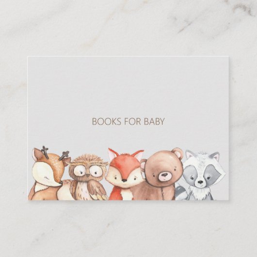 Boekaanvraag Baby shower Boek Informatiekaartje (Achterkant)