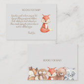 Boekaanvraag Baby shower Boek Informatiekaartje (Voorkant / Achterkant)