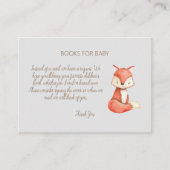 Boekaanvraag Baby shower Boek Informatiekaartje (Voorkant)