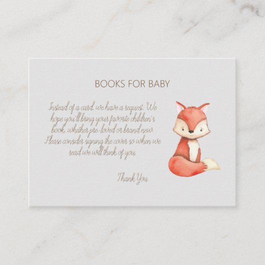 Boekaanvraag Baby shower Boek Informatiekaartje (Voorkant)