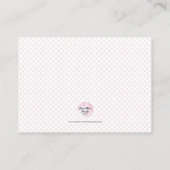 Boekaanvraag | Baby shower uitnodiging Kaart invoe (Achterkant)