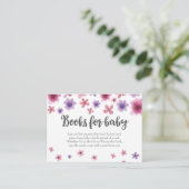 Boekaanvraag | Baby shower uitnodiging Kaart invoe (Staand voorkant)