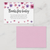 Boekaanvraag | Baby shower uitnodiging Kaart invoe (Voorkant / Achterkant)