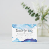 Boekaanvraag | Baby shower uitnodiging Kaart invoe (Staand voorkant)