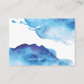 Boekaanvraag | Baby shower uitnodiging Kaart invoe (Achterkant)