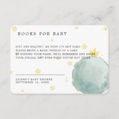 Boekaanvraag | Baby shower van Le Petit Prince Informatiekaartje (Voorkant)