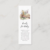 Boekaanvraag | Bladwijzer Baby shower Behuizing Ka Mini Visitekaartje (Voorkant)