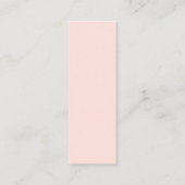 Boekaanvraag | Bladwijzer Baby shower Behuizing Ka Mini Visitekaartje (Achterkant)