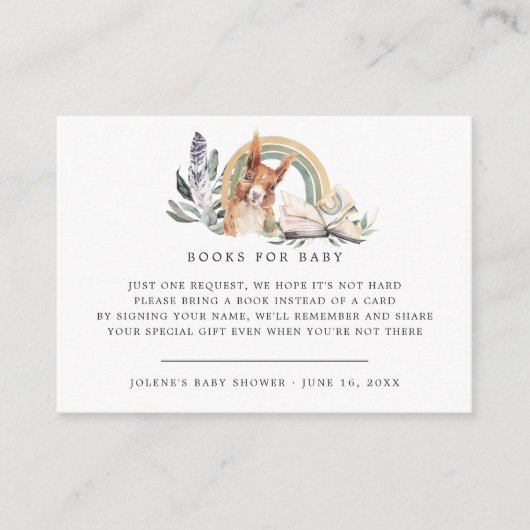 Boekaanvraag | Bossen Informatiekaartje (Voorkant)