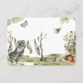 Boekaanvraag | Bossen met Picnic Forest Animals Informatiekaartje (Achterkant)