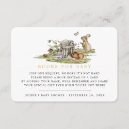 Boekaanvraag | Bossen met Picnic Forest Animals Informatiekaartje