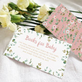 Boekaanvraag Eucalyptus Baby shower Enclosure Informatiekaartje
