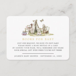 Boekaanvraag | Houtland Forest Baby Animals Informatiekaartje