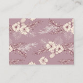 Boekaanvraag moderne baby shower-uitnodigingskaart informatiekaartje (Achterkant)