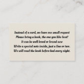 Boekaanvraag onder het Zee Informatiekaartje (Achterkant)