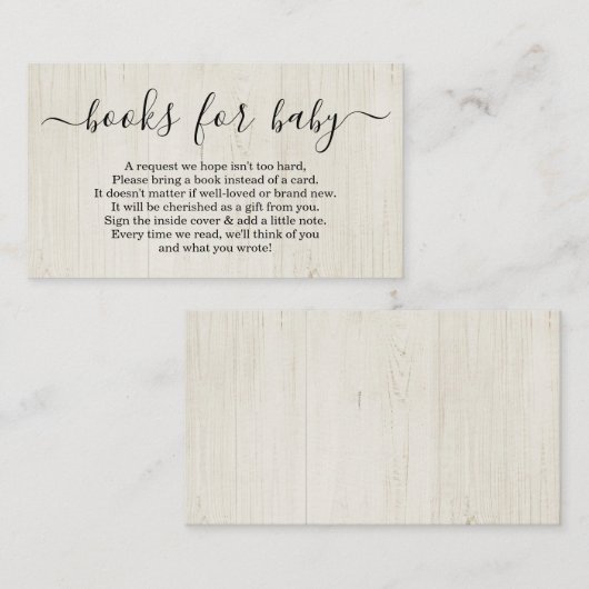 Boekaanvraag voor een uitnodiging tot het indienen informatiekaartje (Voorkant / Achterkant)