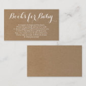 Boekaanvraag voor een uitnodiging tot het indienen informatiekaartje (Voorkant / Achterkant)