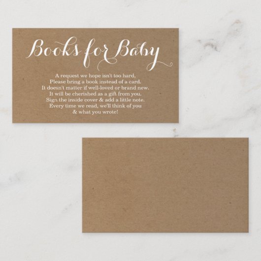 Boekaanvraag voor een uitnodiging tot het indienen informatiekaartje (Voorkant / Achterkant)