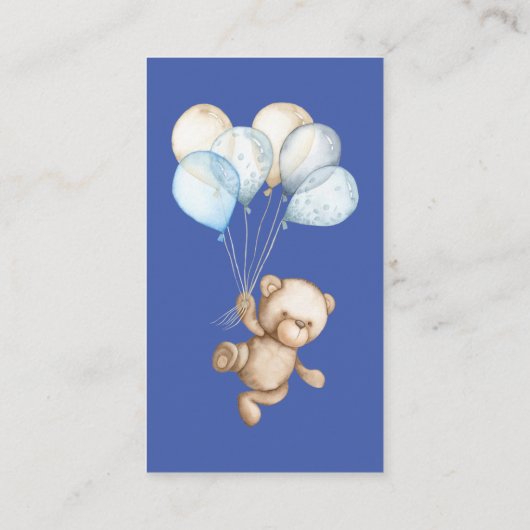 Boekaanvraag voor Kaart Baby shower-behuizing (Achterkant)