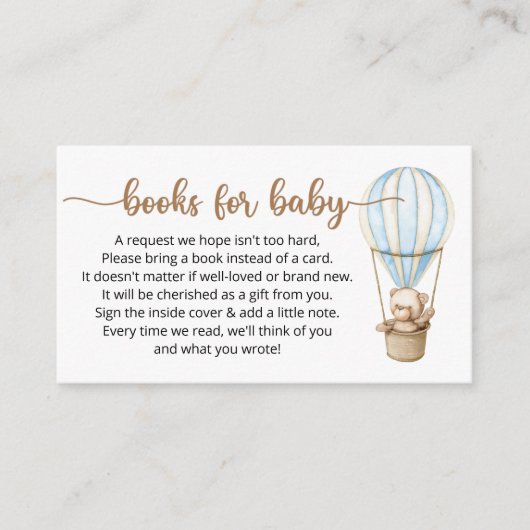 Boekaanvraag voor Kaart Baby shower-behuizing (Voorkant)