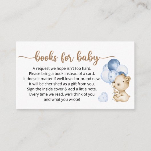 Boekaanvraag voor Kaart Baby shower-behuizing (Voorkant)