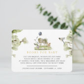 Boekaanvraag | Woodland Circus Baby Animals Informatiekaartje (Staand voorkant)