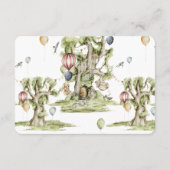 Boekaanvraag | Woodland Circus Baby Animals Informatiekaartje (Achterkant)