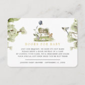 Boekaanvraag | Woodland Circus Baby Animals Informatiekaartje (Voorkant)