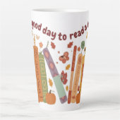 Boekachtig boek Lovers, Pumpkin and Fall Leaves La Latte Mok (Voorkant)