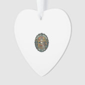 Boekachtige Bibliotheek Kat POD Vector Kunst - Boe Ornament (voorkant)