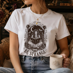 Boekachtige Heks Laat Haar Eigenaardig Zijn Vintag T-shirt