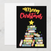 Boekachtige Kerstboom I Kaart (Voorkant / Achterkant)