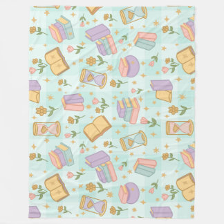 Boekachtige Magische Pastel Meisje Groen Fleece Deken