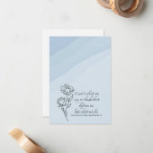 Boekachtige Note Kaart Notitiekaartje (Voorkant / Achterkant in situ)