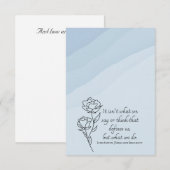 Boekachtige Note Kaart Notitiekaartje (Voorkant / Achterkant)