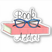 Boekadviseur 3x3 sticker (Voorkant)
