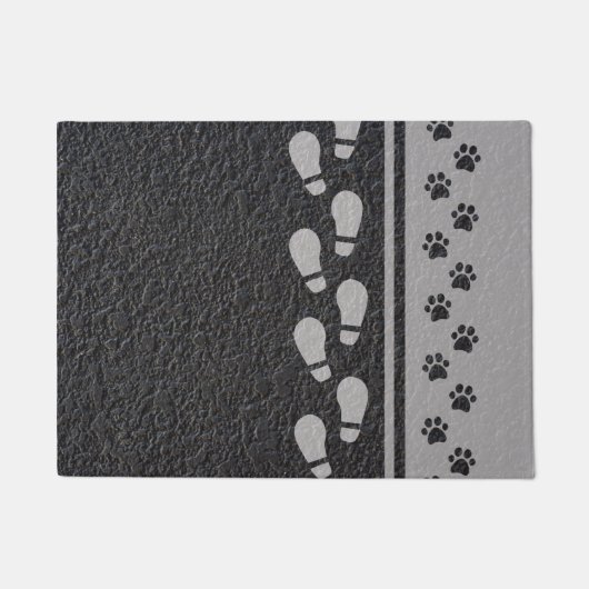 Boekafdruk en zwenkklep deurmat (Voorkant)