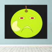 Boekappel met Scar Halloween Canvas Print (Insitu (Houten vloer))