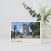Boekarest Arcul de Triumf Briefkaart (Staand voorkant)