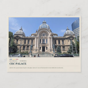 Boekarest CEC-paleis Briefkaart