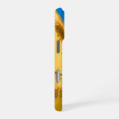 Boekarest City Digital Painting iPhone Hoesje (Rechterkant)