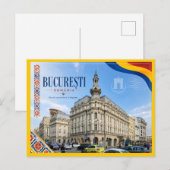 Boekarest Grand hotel Continental Briefkaart (Voorkant / Achterkant)