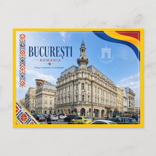Boekarest Grand hotel Continental Briefkaart (Voorkant)