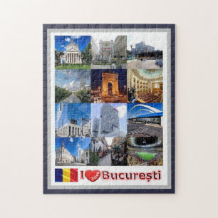 Boekarest I Love - Romania - Legpuzzel