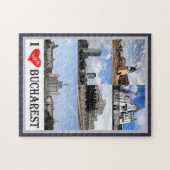 Boekarest - ik hou van - Roemenië - Legpuzzel (Horizontaal)