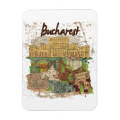 Boekarest Magneet (Verticaal)